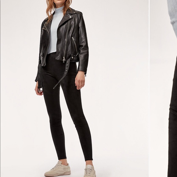 Aritzia Pants - Aritzia Wilfred Free Daria Pant Faux Suede Legging